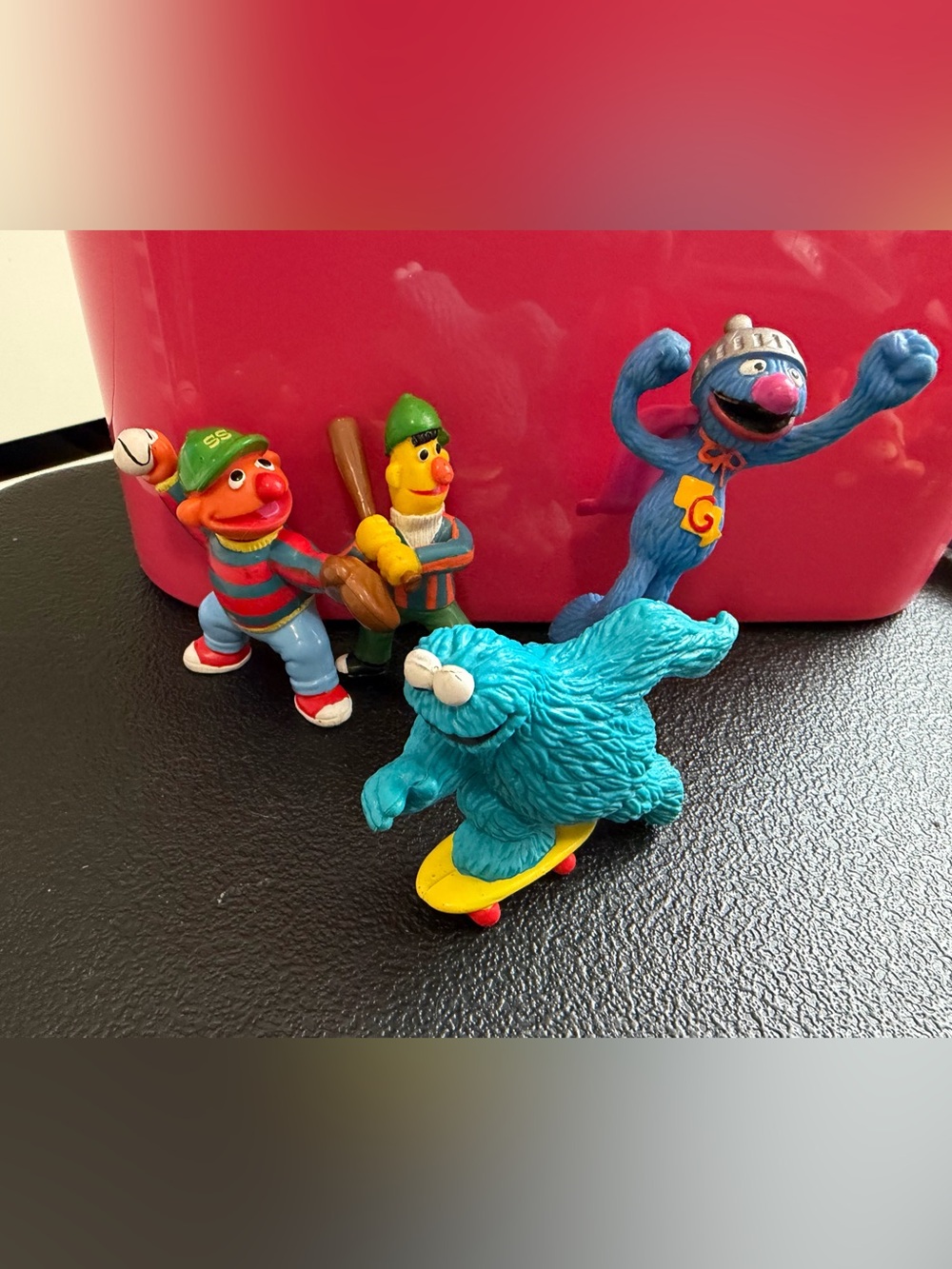 Sesame Street Kids figurines Ernie Bert Grover cookie monster applause muppets